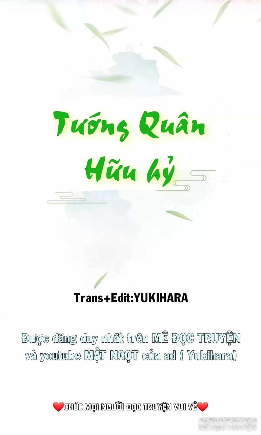 Tướng Quân Hữu Hỷ - Chương 29 - ảnh 1