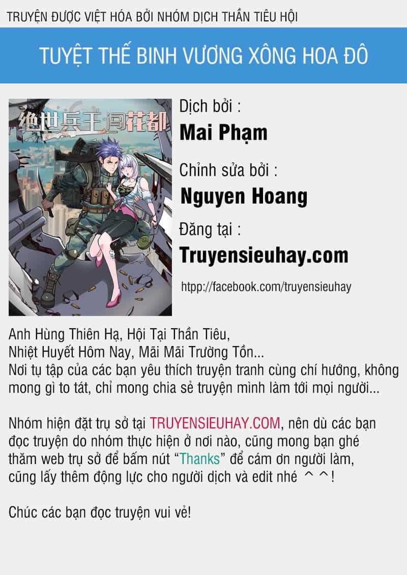 Tuyệt Thế Binh Vương Xông Hoa Đô - Chương 4 - ảnh 1
