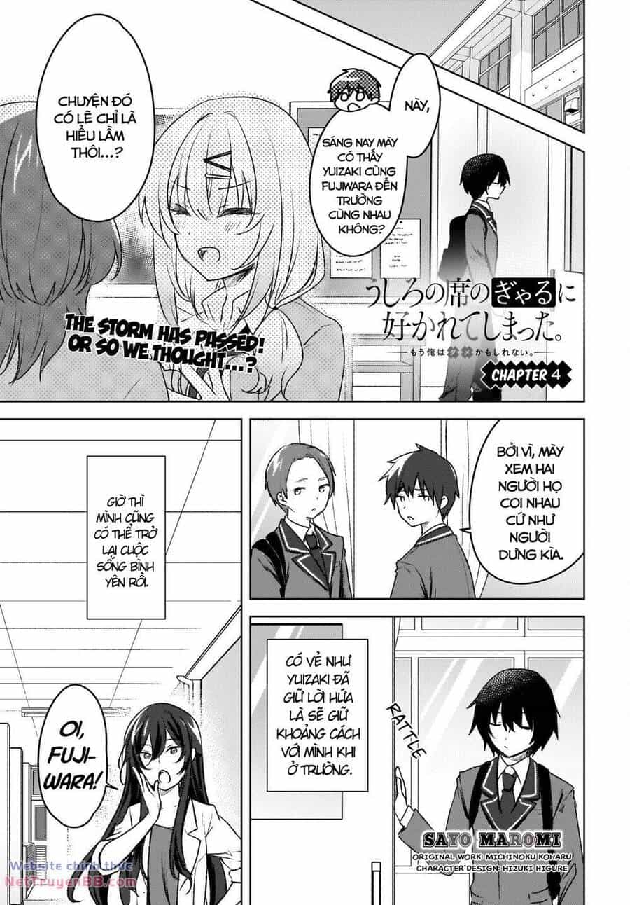 Ushiro No Seki No Gyaru Ni Sukarete Shimatta - Chương 4 - ảnh 1