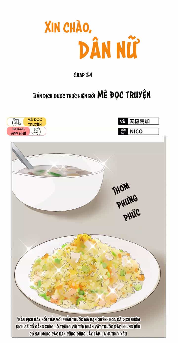 Xin Chào! Dân Nữ - Chương 34 - ảnh 1