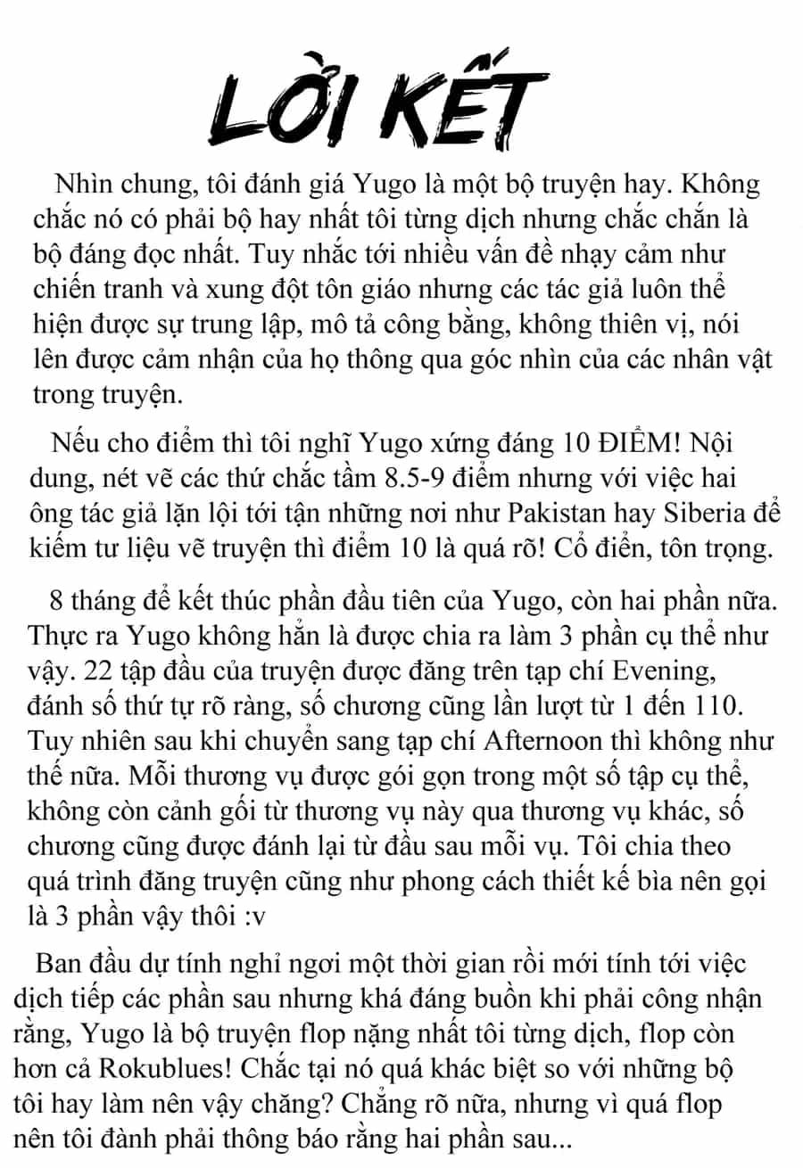 Yugo - Kẻ Thương Thuyết - Chương 110 - ảnh 46